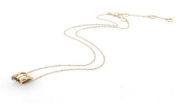 

stainless steel spring necklace titanium steel 18k gold couple spring necklace for woman4740632, Silver