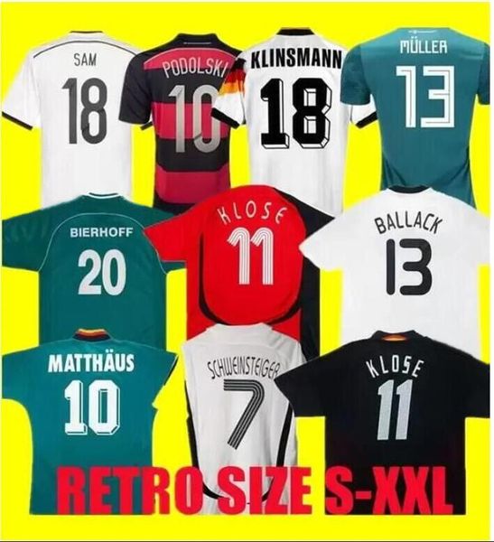 

1990 1992 1994 1988 germany retro soccer jersey littbarski ballack klinsmann 1998 2014 matthias classic vintage kalkbrenner 1996 2004 2006 f, Black;yellow