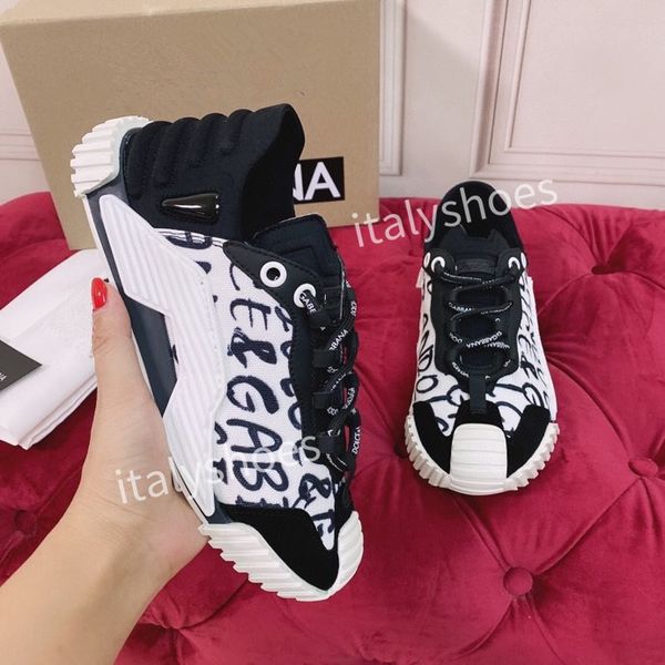 

designer fashion mens brand sneakers summer sports basketball shoes skateboarding outdoor fitness running breathable shoes round head, Black