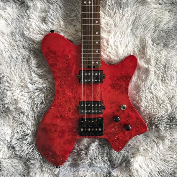 

factory headless electric guitar stump veneer wood piano charcoal baking maple
