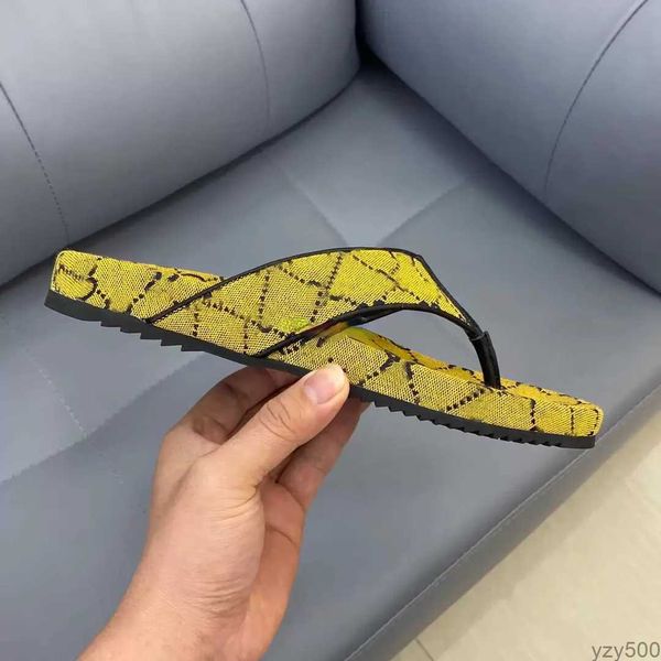 

platform designer slipper sandals for women mens slides trend flip flops leather rubber v-shaped woman summer slippers flats loafers outdoor, Black