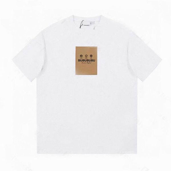 

21ss designer tide t shirts chest letter laminated print short sleeve high street small left shoulder big edition shirt letter summer sell, White;black