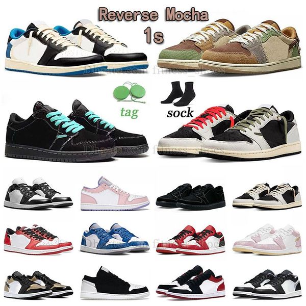 

jumpman 1 original basketball shoes 1s fragment olive tiffany blue zion williamson voodoo men women sneaker reverse mocha black phantom pand