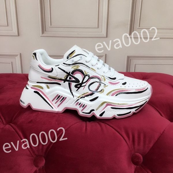 

mens shoes designer sneakers casual shoes vintage platform trainers shoes rubber leather sneaker, Black