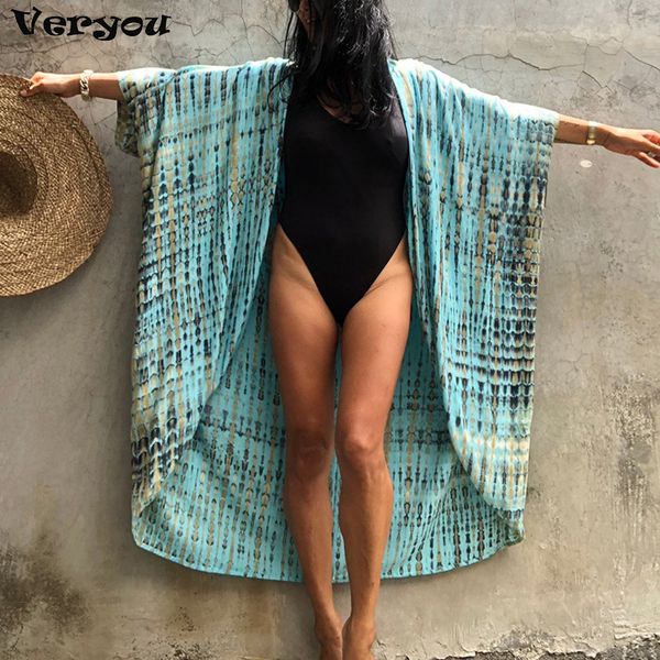 

women's swimwear bikini coverup 2023 summer beach pareo stripes loose kimono swimsuit dress beachwear boho bathing suit cover up 230510, White;black