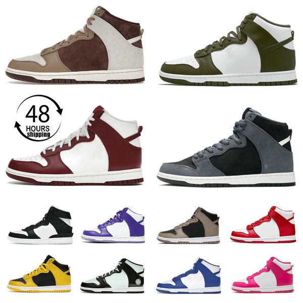 

casual shoes high designer trainers sneakers pn dust green sail grey fog with box running sneaker panda men women panda unc syracuse michiga