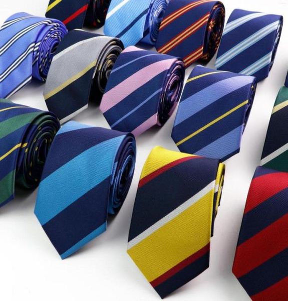 

bow ties stylish men39s stripe necktie college style red navy blue green multicolor twill cosplay party business wedding trend5498753, Black;gray