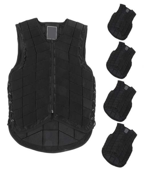 

waist support exercise belts elastic protective vest for horse riding adults protection equestrian4063058, Black;gray
