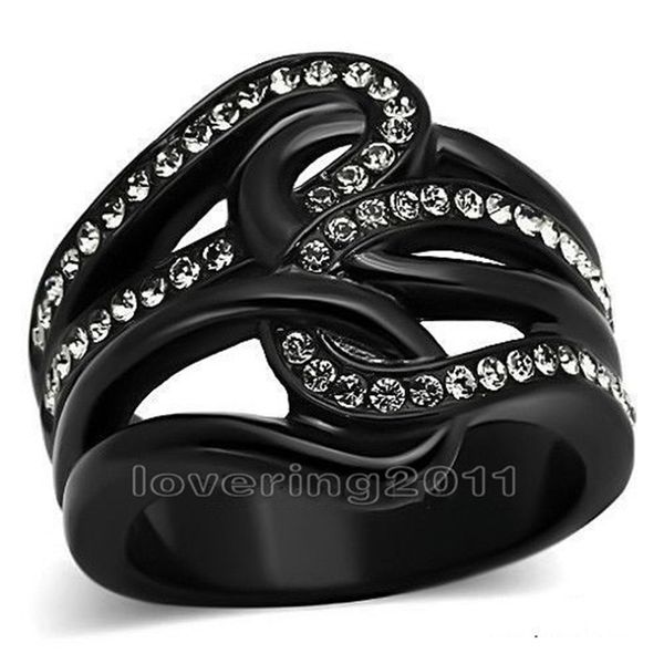 

handmdde lab diamond ring black gold filled engagement wedding band rings for women men promise finger party jewelry, Slivery;golden