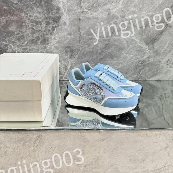 

luxury designer woman's shoe leather lace up men fashion platform sneakers white black mens womens casual shoes chaussures