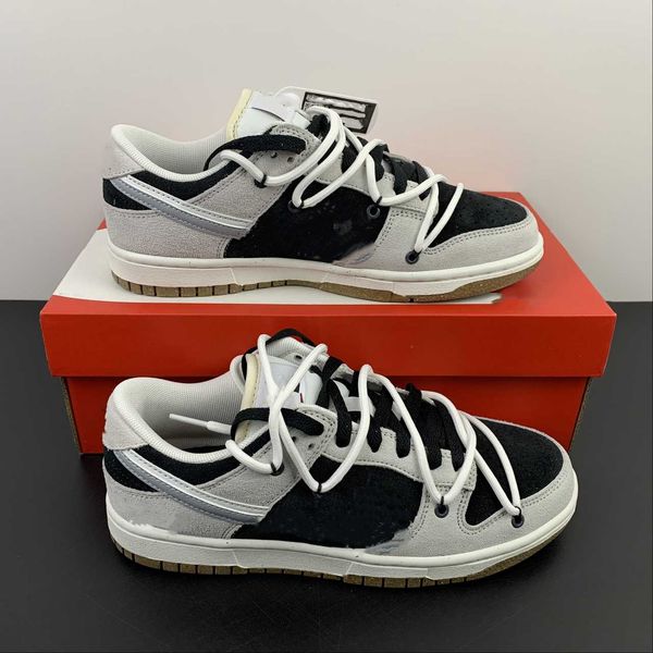 

designer shoes summit white black sb dunks low casual lifestyle shoes with original box