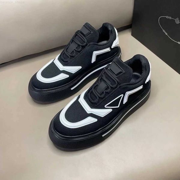 

luxury prax 01 sneakers cloudbust thunder shoes men's re-nylon technical fabric casual walking famous rubber lug sole party wedding run, Black