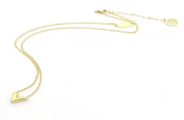 

luxury necklace women stainless steel gold chain on neckfashion couple jewelry5789054, Silver