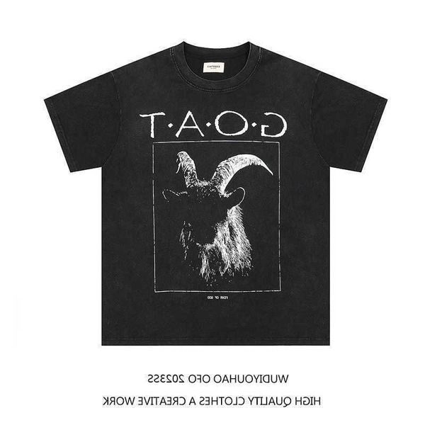 

ess tees t-shirts luxury designer fashion clothing fears of god fog american vintage dark elk wash short sleeve t-shirt men's women&#03, White;black
