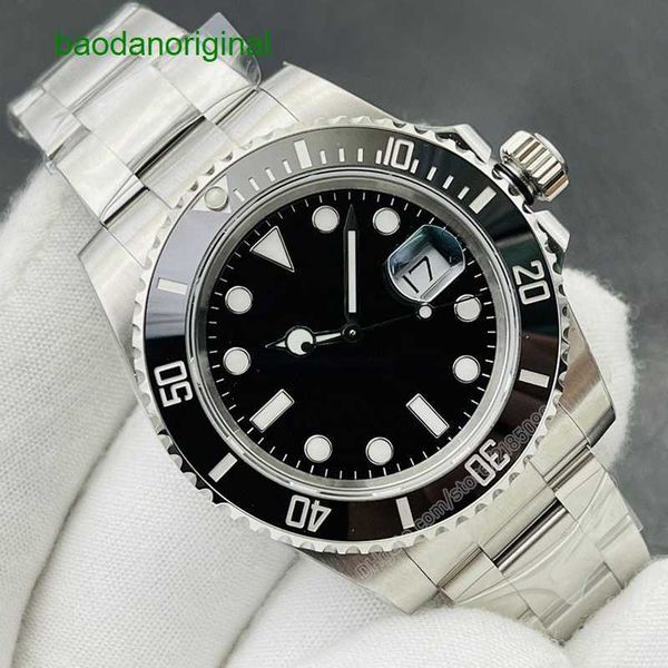 

40mm oyster bracelet watches scratch resistant sapphire ceramic bezel stainless steel automatic watch black dial mens wristwatch woman buy f, Slivery;golden