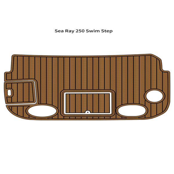 

sea ray 250 swim platform pad boat eva foam faux teak deck floor mat flooring