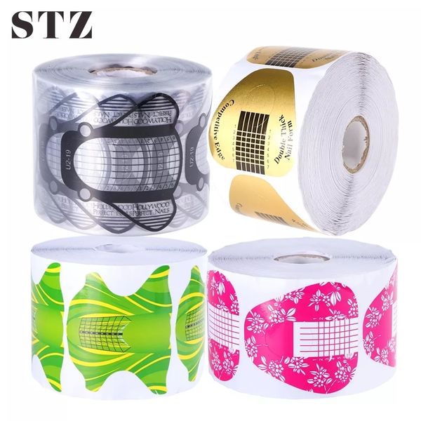 

other items 500 set alat stiker stensil panduan seni kuku kutek gel uv cetakan ujung perancis akrilik bentuk ekstensi 941 2 230510