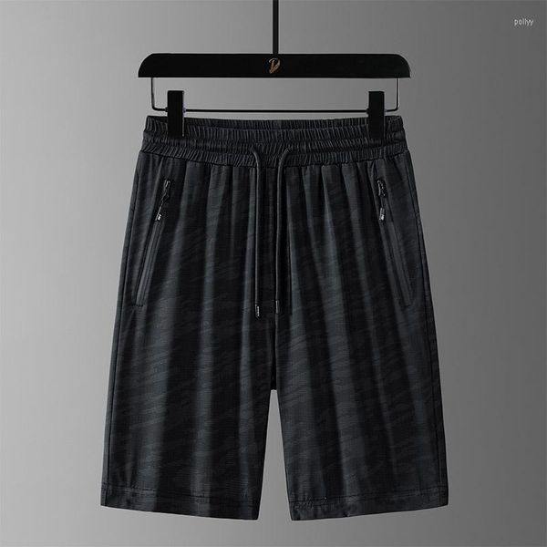 

men's shorts men's oversize 6xl 7xl 8xl for 2023 summer casual classic nylon brand male black pants trouers, White;black