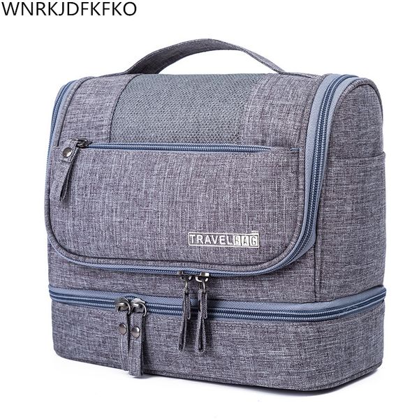 

cosmetic bags cases makeup bag women bags men large waterproof nylon travel cosmetic bag organizer case necessary dry and wet separation bag