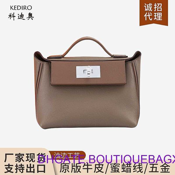 

original edition designer hremm 2424 kelyss bags for sale cordio 2424mini tote headpack eve cowhide womens square bag hand sewn with wax thr