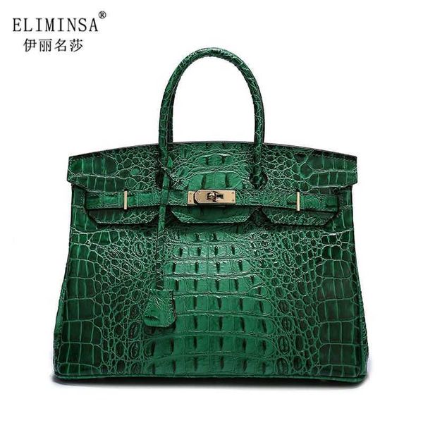 

designer bag tote bag handbag crossbody bags single shoulder bags crocodile new fashionable bone grain cowhide bag minimalist leather busine