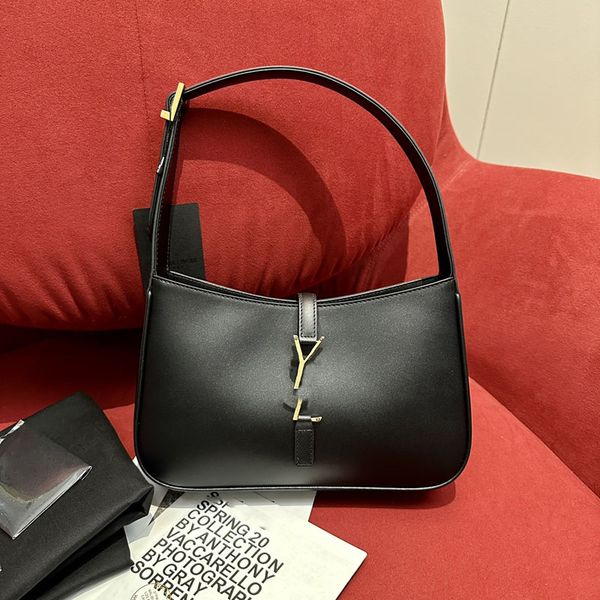 

fashion classic le 5a7 hobo shoulder bag underarm bag chain leather bag gold silver sign y letter woman caviar crossbody wallet designer bag