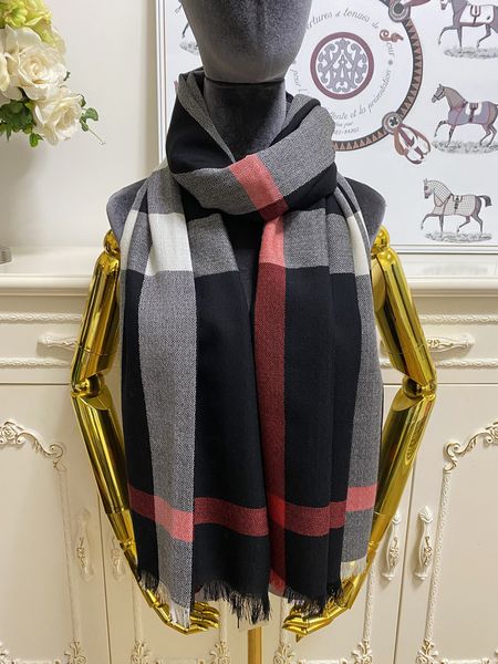 

women's long scarf scarves shawl 80% wool 20% cashmere material embroidery letters pattern size 200cm- 72cm, Blue;gray