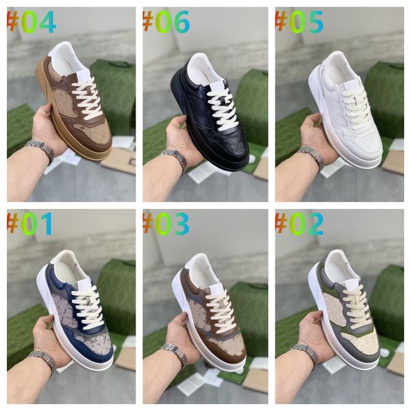 

2023 casual shoes high shoe luxury classic casual shoes green red stripe g leather chaussures designer trainer woman ace shoes size 38-46