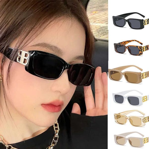 

2022 new advanced sunglasses ins korean star new fashion small frame same sunglasses, White;black