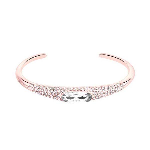 

oval crystal bracelet rose gold korean jewelry ornament, Golden;silver