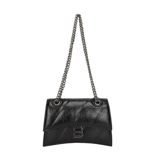 

16% off 2023 fashion hand women's shoulder stylish and versatile silver chain hourglass underarm bag double layer new model