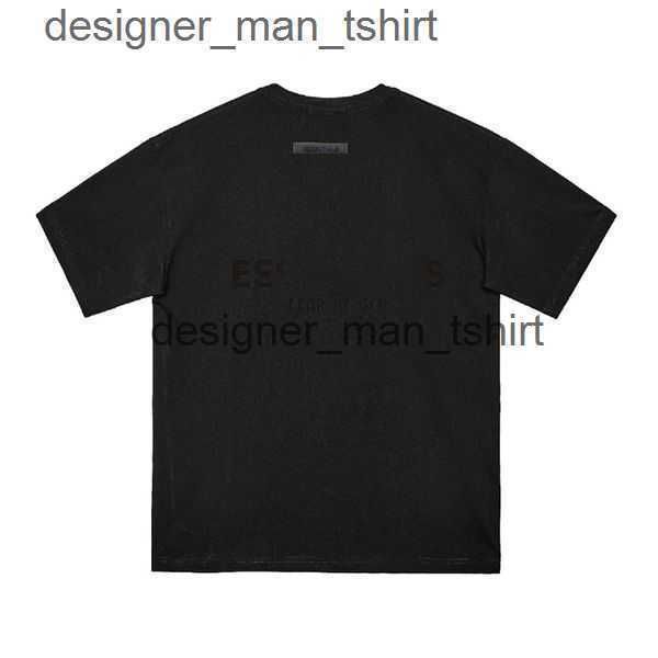 

designer shirts essent t shirt street casual essentail tshirt loose men women luxury shorts essen tshirts chest print fashion tees essentiel, White;black