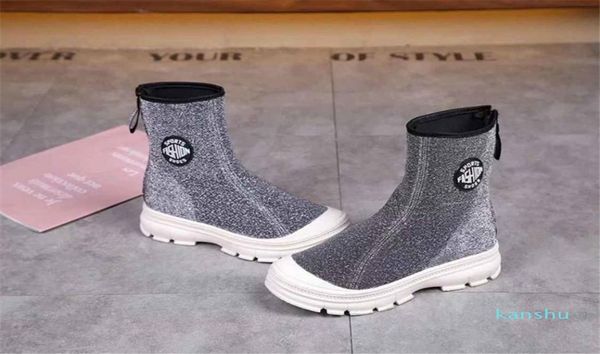 

summer women running shoes youth trend sock sneakers light high trainers outdoor jogging black athletic shoes size 35404546523