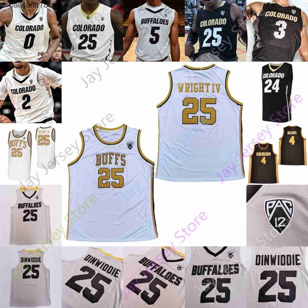 

colorado buffaloes basketball jersey ncaa college maddox daniels burks white nique clifford jabari walker keeshawn barthelemy horne o'b, Black