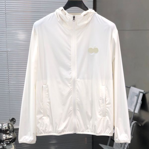 

summer luxury coat designer men's sweatshirt hooded zipper monclair jacket casual loose windproof waterproof women's windbreaker s, Black;brown