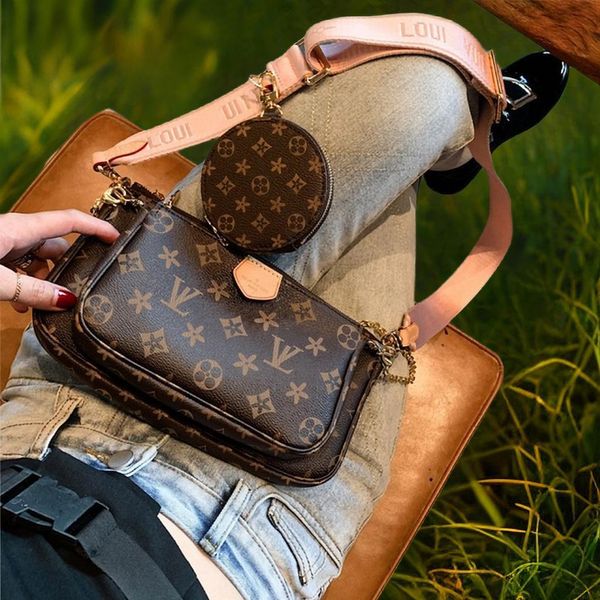 

totes purse designer woman handbag wallet crossbody chains purses shoulder luxurys handbags canvas strap adjustable detachable 10a quality b