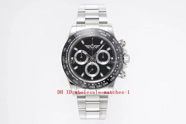 

21 style king workmanship watch panda 40mm 116506 116500 black dial sport watches sapphire luminous 4130 chronograph automatic 904l men&#039, Slivery;brown
