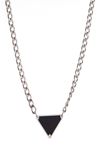 

luxury necklace silver rope chain mens womens necklace triangle pendant design party hip hop punk necklaces names statement jewell5397451