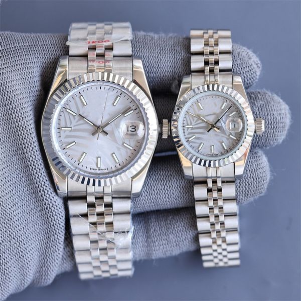 

AAA Luxury designer couple watch automatic 36MM28MM dial 904L stainless steel fashion classic style luminous sapphire log series 888, Style 10 28mm 36mm