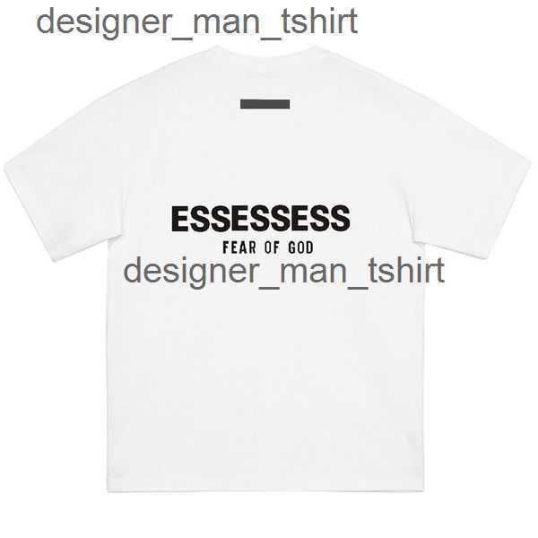 

designer shirts essent t shirt street casual essentail tshirt loose men women luxury shorts essen tshirts chest print fashion tees essentiel, White;black