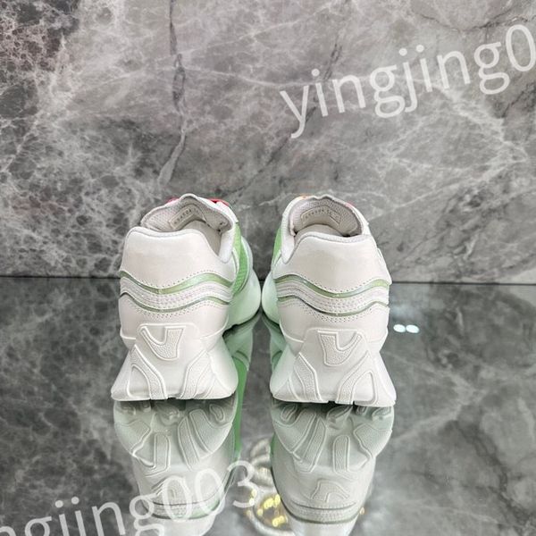 

2023 new luxurys designer woman's shoe leather lace up men fashion platform sneakers white black mens womens casual shoes chaussures