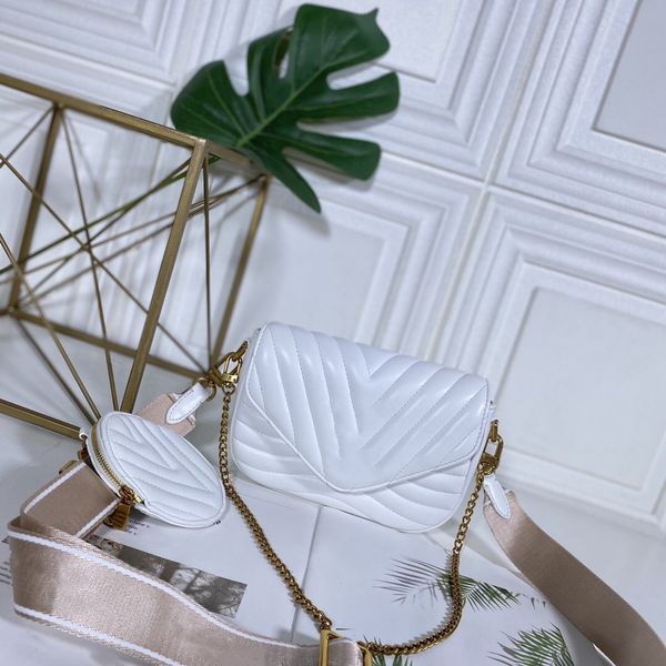 

handbags purses fannypack women crossbody bag genuine leather fashion woven shoulder strap personality two piece plain