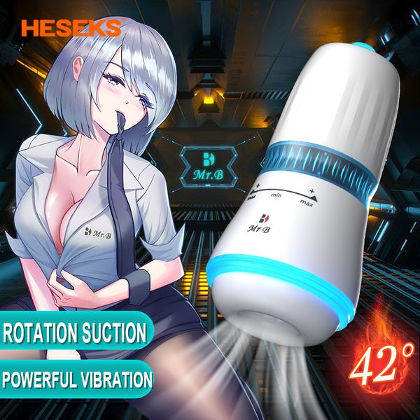 

wool yarn automatic male masturbator warming vibration blowjob sucking machine silicone vagina masturbation cup toys adult, Black;white