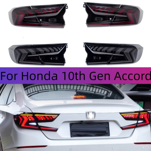 

cars tail light for honda 10th gen accord taillight assembly upgrade led running lights brake lamp dynamic turn signal