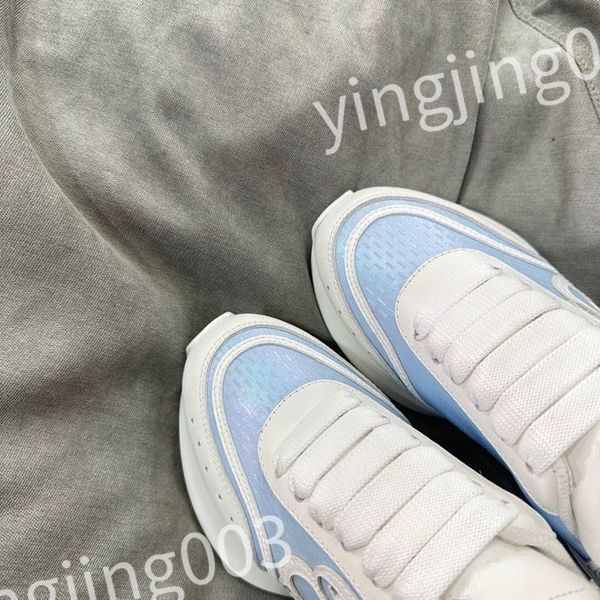 

new designer woman's shoe leather lace up men fashion platform sneakers white black mens womens casual shoes chaussures