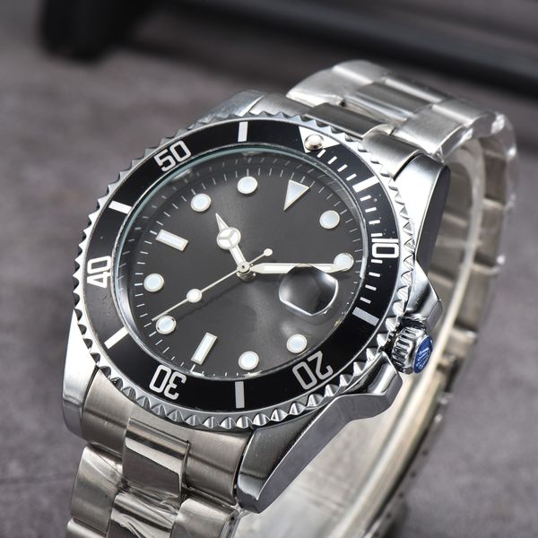 

watch automatic mechanical mens watches 42mm silver wristband waterproof all stainless steel wristband fashion designer wristwatch ro4, Slivery;brown