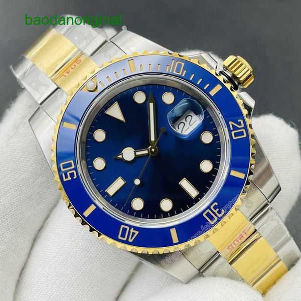 

mens watches designer 41mm black dial automatic mechanical classic style stainless steel waterproof luminous sapphire ceramic dhgate watchs, Slivery;golden