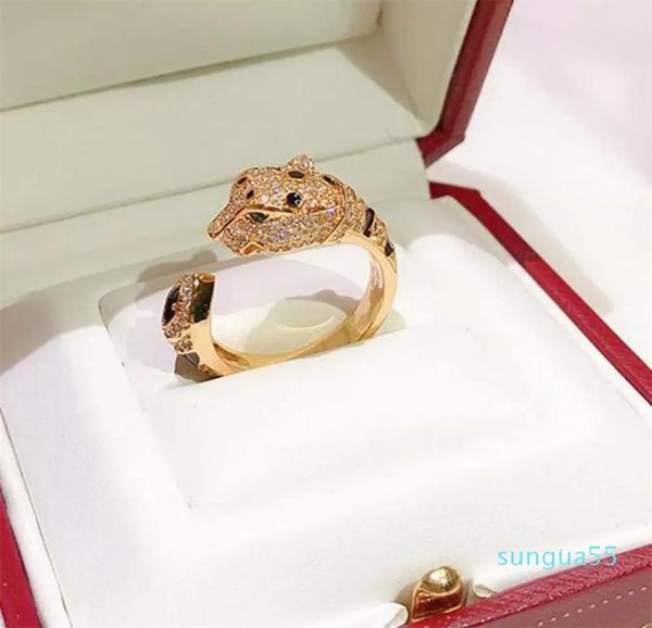 

with side stones fashion personality trend street style domineering leopard5858846, Silver