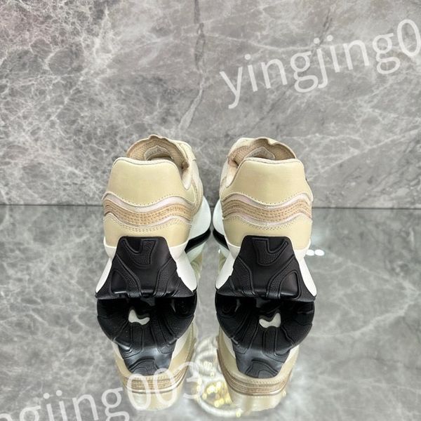 

2023 new luxurys designer woman shoe leather lace up men fashion platform sneakers white black mens womens casual shoes chaussures