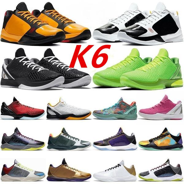 

basketball shoes zoom 6 protro men grinch all-star del sol mambacita alternate bruce lee 5 rings lakers mens trainers sports sneakers size40